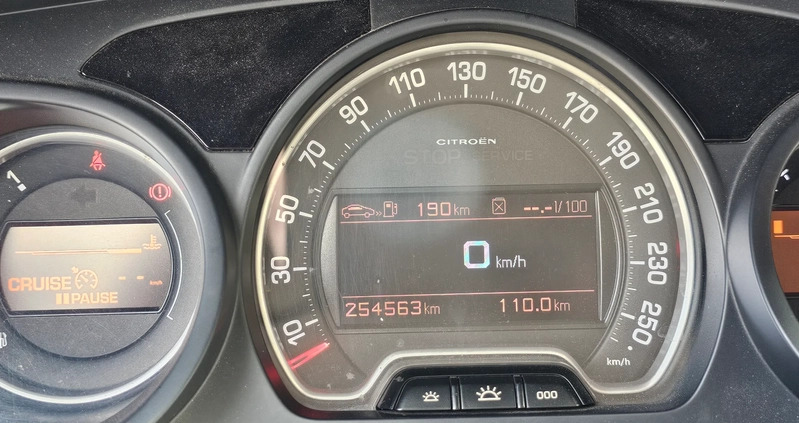 Citroen C5 cena 24000 przebieg: 254563, rok produkcji 2011 z Gąbin małe 56